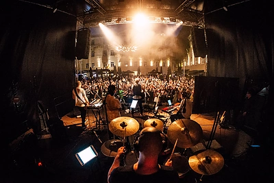 „Biplan“ koncerto akimirka / Ryčio Šeškaičio nuotr.