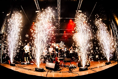 „Biplan“ koncerto akimirka / Ryčio Šeškaičio nuotr.