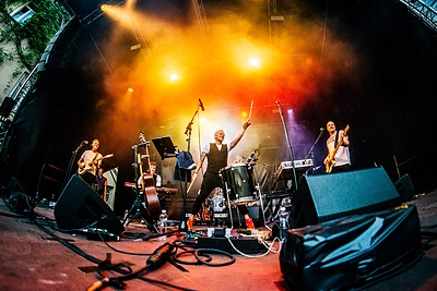 „Biplan“ koncerto akimirka / Ryčio Šeškaičio nuotr.