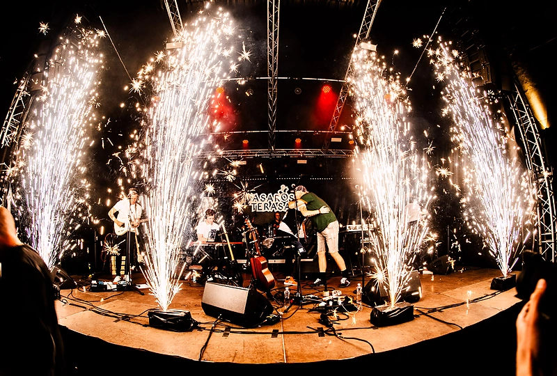 „Biplan“ koncerto akimirka / Ryčio Šeškaičio nuotr.