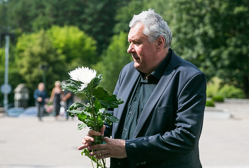 Aurelijaus Katkevičiaus laidotuvės Liepynės kapinėse/ Irmanto Gelūno „ŽMONĖS Foto“ nuotr.