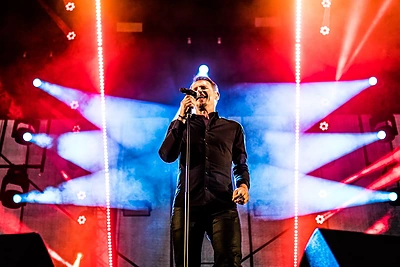 Marijono Mikutavičiaus koncerto akimirka / M.Vitėno nuotr.