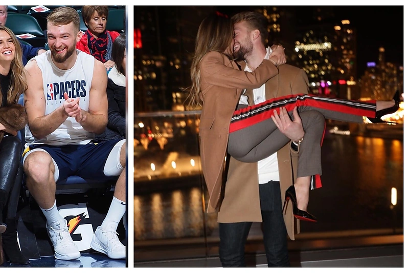 Krepšininkas Domantas Sabonis pasipiršo mylimajai Shashanai Rosen