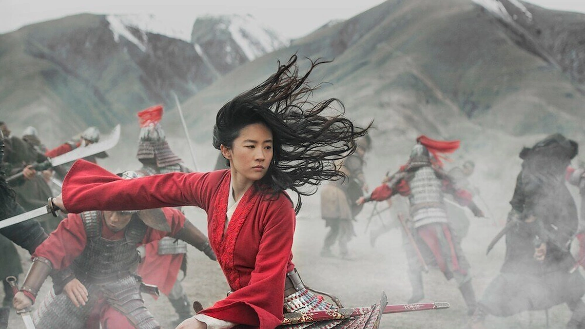Kadras iš filmo „Mulan“