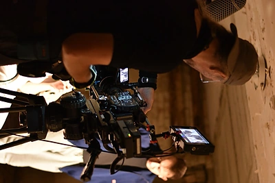 Siaubo filmo „Aš ne viena“ filmavimas / Dianos Bakanaitės nuotr.