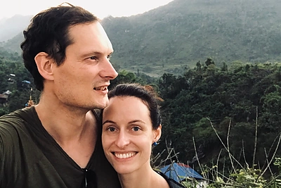 Vytautas Kaikaris su žmona Indre / Asmeninio archyvo nuotr.