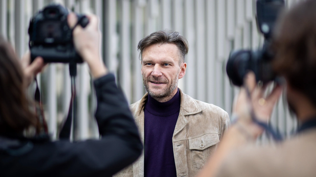 Apdovonojimų „Sidabrinė gervė“ spaudos konferencija / Irmanto Gelūno / „ŽMONĖS Foto“ nuotr.