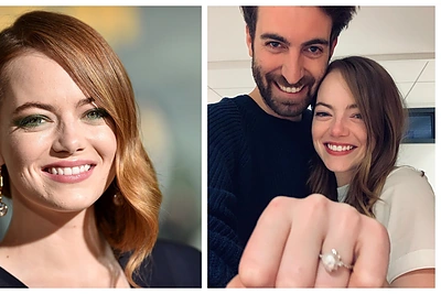 „Oskaro“ laureatė Emma Stone slapta ištekėjo už mylimojo Dave'o McCary
