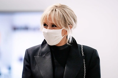 Brigitte Macron ir Dianos Nausėdienės apsilankymas MO muziejuje / Ryčio Šeškaičio nuotr.