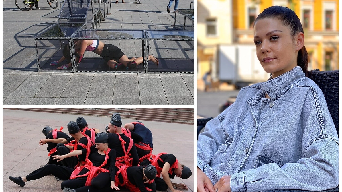 Monika Dirsytė ir jos atliekami performansai