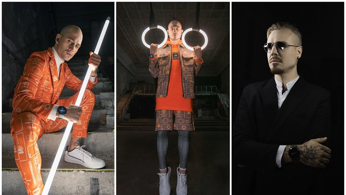 R.Kalinkinas ir „Huawei“ sujungė technologijas ir stilių / Projekto partnerio nuotr.