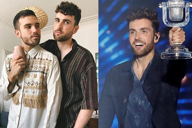 Susižadėjo Duncanas Laurence'as ir Jordanas Garfieldas / „Instagram“ ir „Scanpix“ nuotr.
