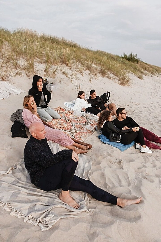 Akimirka iš Tado Černiausko vasaros prie jūros / Asmeninio albumo nuotr.