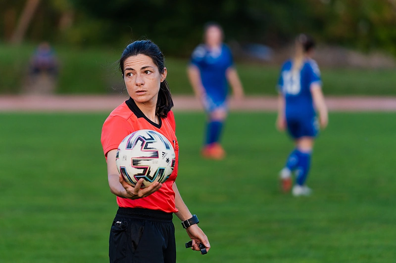 Futbolo teisėja ir trenerė Justina Lavrenovaitė-Perez / Asmeninio albumo nuotr.