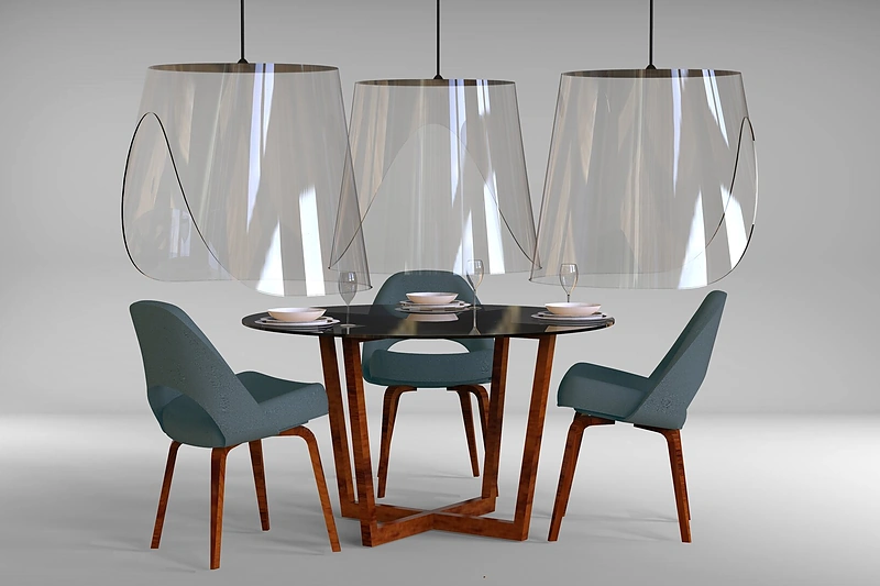 „Plex'Eat“, Christophe Gernigon Studio (Prancūzija) Gaubtai