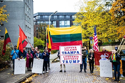 Donaldą Trumpą palaikanti akcija / Gabrieliaus Sevruko nuotr.