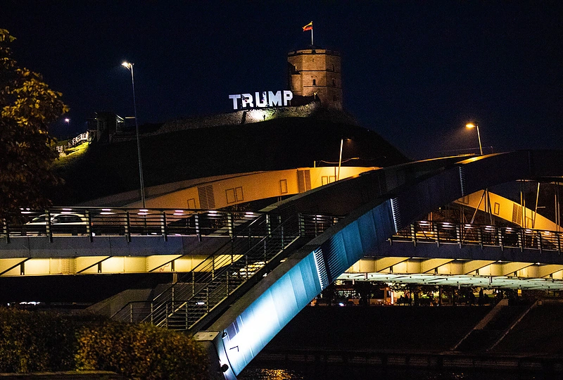 Donaldą Trumpą palaikanti akcija / Gabrieliaus Sevruko nuotr.