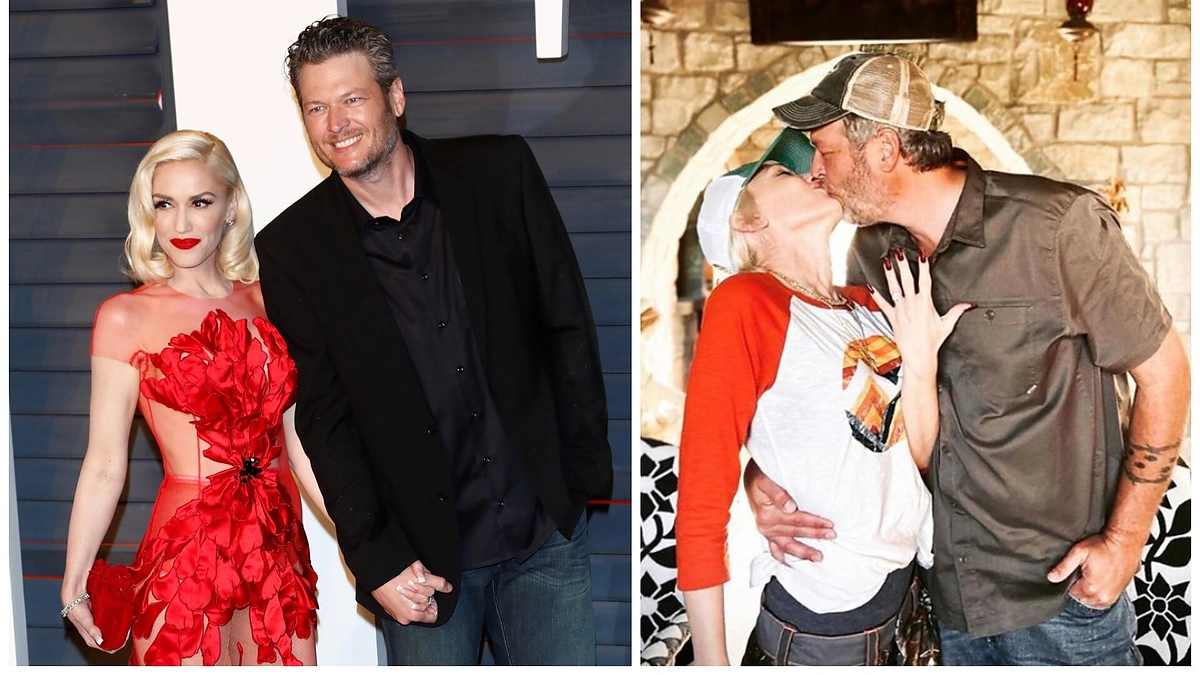 Gwen Stefani ir Blake'as Sheltonas / Vida press ir socialinių tinklų nuotr.