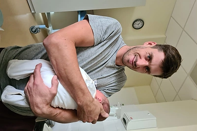 Juozas Bernotas su sūnumi Viesulu / Asmeninio archyvo nuotr.