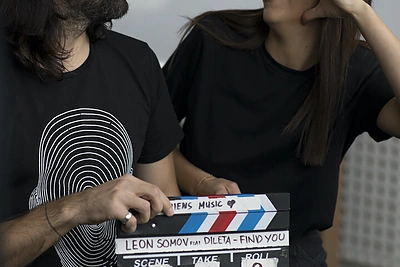 Dileta Meškaitė-Kisielienė ir Leonas Somovas / Pauliaus Butkaus nuotr.