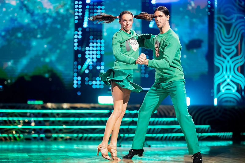 Kristina Radžiukynaitė ir Justas Girdvainis / D.Umbraso / LRT nuotr.