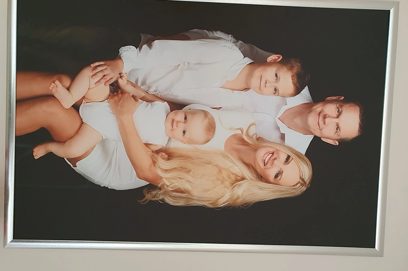 Jurgita Tvarijonaitė su šeima