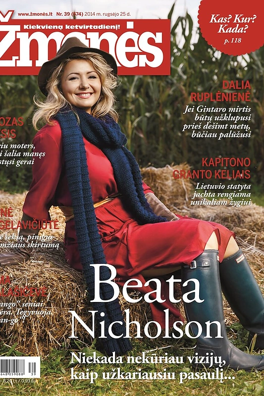 Beata Nicholson / Žurnalas „Žmonės“ 2014 m.