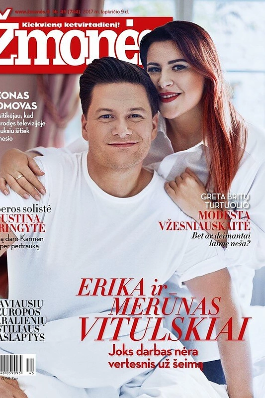 Erika ir Merūnas Vitulskiai / Žurnalas „Žmonės“ 2017 m.