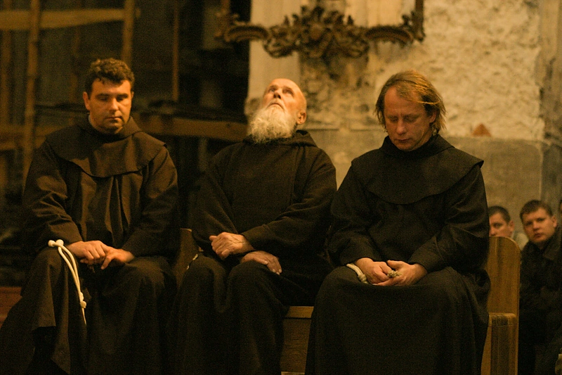 Kunigas Astijus, Tėvas Stanislovas, kunigas Julius Sasnauskas / Kęstučio Vanago nuotr.