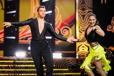 Dovydas Laukys ir Melisa Vaškovič / E.Blaževič LRT nuotr.