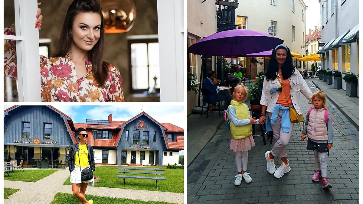 Reda Bžeskienė su dukromis / „Fotogenijai“ ir asmeninio archyvo nuotr.