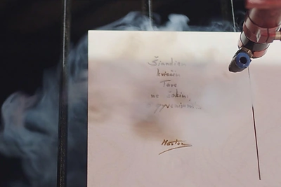 Albumo pakuotė, kadras iš dokumentikos