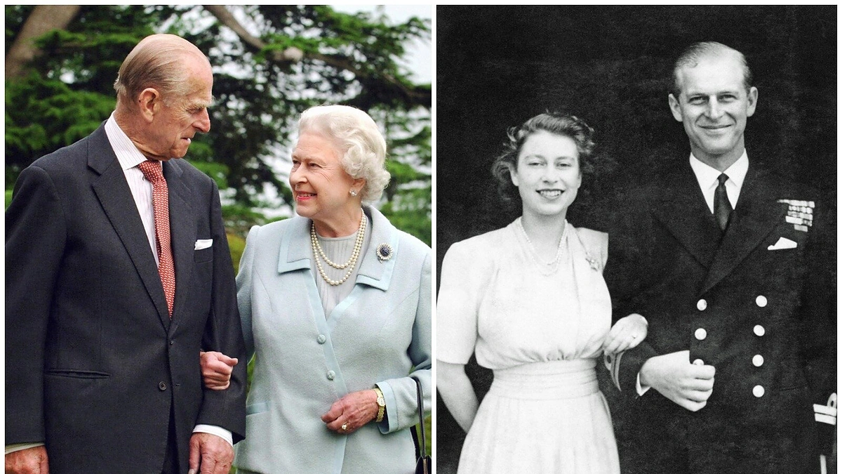 Elizabeth II ir jos vyras princas Philipas