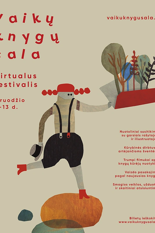 „Vaikų knygų salos“ plakatas