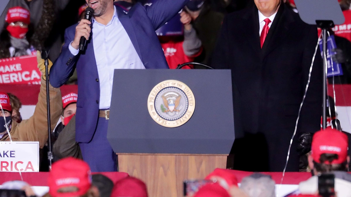 Donaldas Trumpas su sūnumi