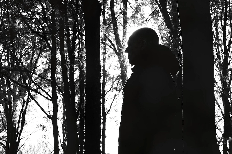 Grupės BIX būgnininkas Gintas Gascevičius pristato vaizdo klipą / Agnės Giedraitytės nuotr.