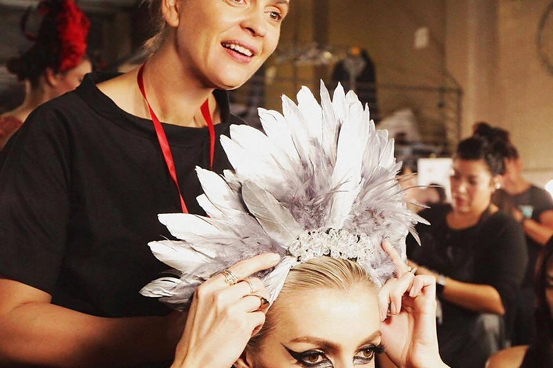 Eglė Micienė renginyje „LA Fashion Week“