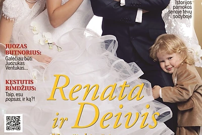 Renata ir Deividas Norvilai su vaikais / Žurnalas „Žmonės“