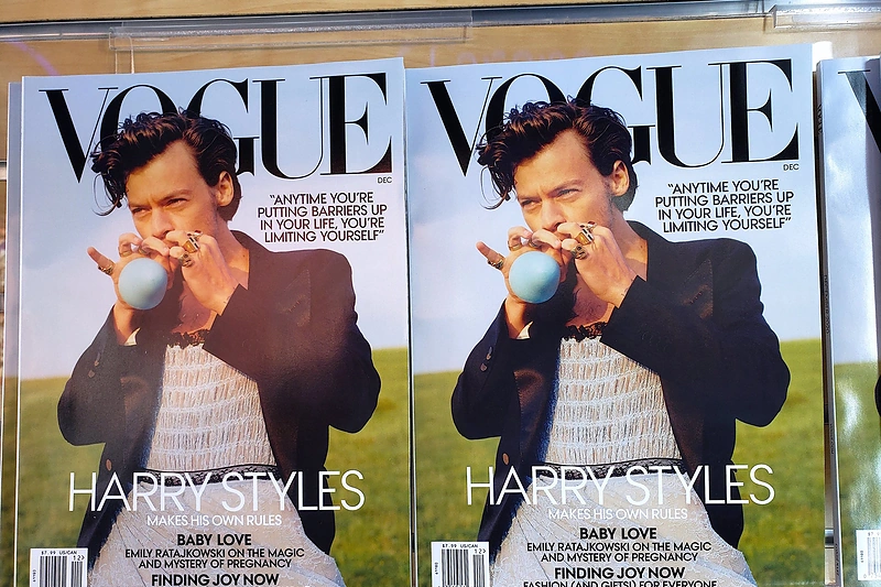 Harry Stylesas ant britiškojo „Vogue“ viršelio / Vida Press nuotr.