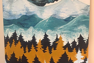 Augustės Vedrickaitės interpretacijos ant drobės / Asmeninio archyvo nuotr.