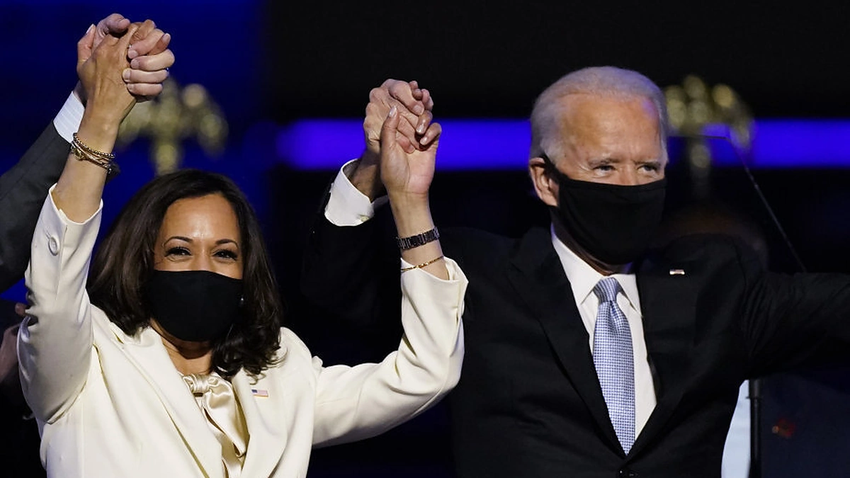 Kamala Harris ir Joe Bidenas / SCANPIX nuotr.