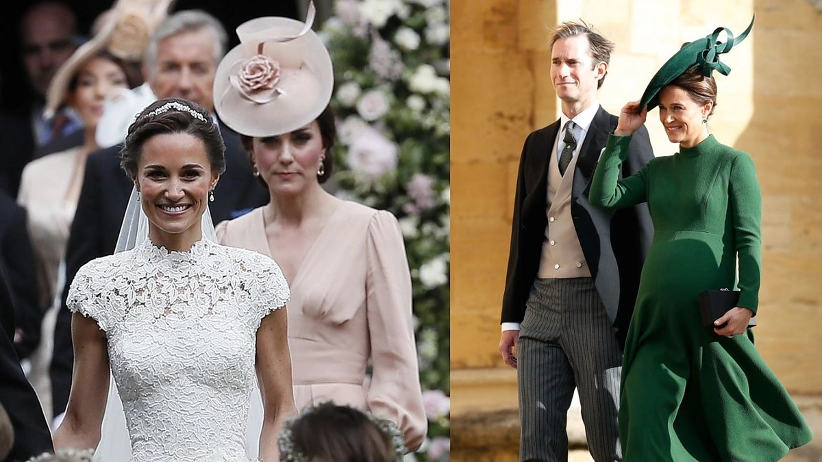 Kembridžo hercogienės Catherine sesuo Pippa Middleton su vyru Jamesu Matthews / „Scanpix“ nuotr.