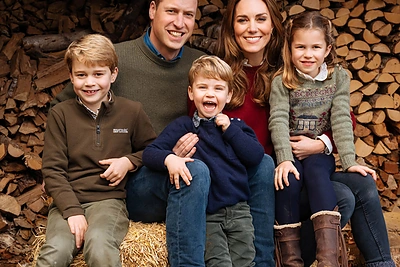 Princas Williamas ir Kembridžo hercogienė Catherine su vaikais