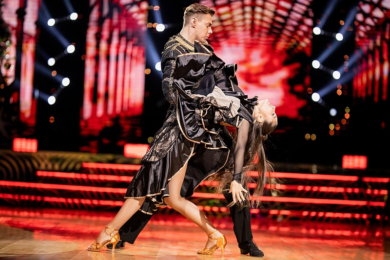 Dovydas Laukys ir Melisa Valinovič / D.Umbraso / LRT nuotr.