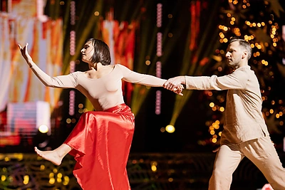 Edgaras Vegys ir Katerina Voropaj / D.Umbraso / LRT nuotr.