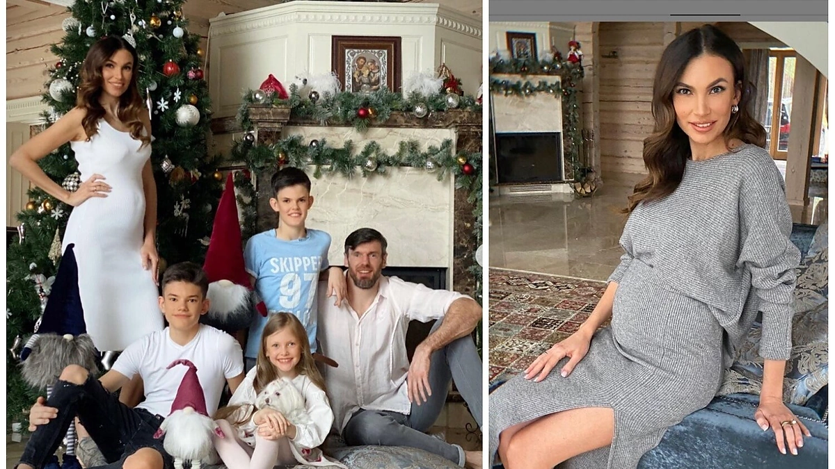 Tatjana ir Kšištofas Lavrinovičiai su vaikais