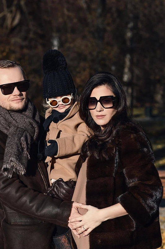 Justė ir Darius Pinkevičiai su dukra / Dainiaus Ščiukos nuotr.