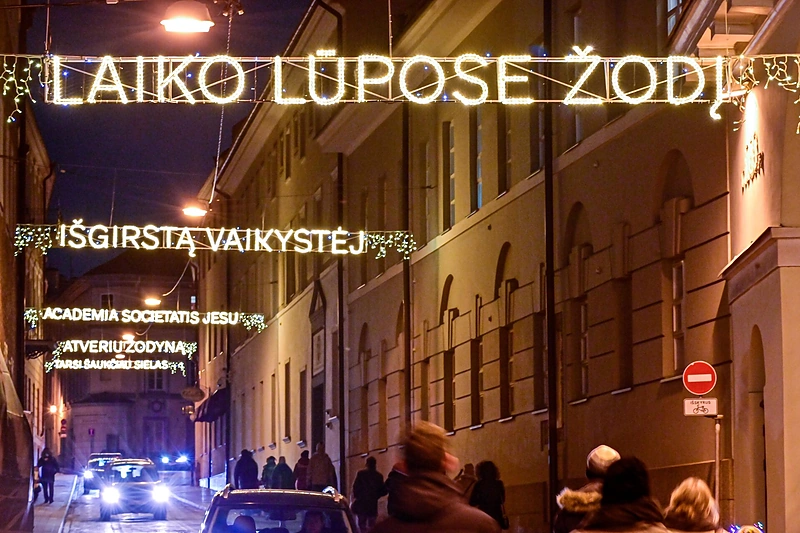 Julijos Janus puošiamos Vilniaus miesto erdvės / Asmeninio albumo nuotr.