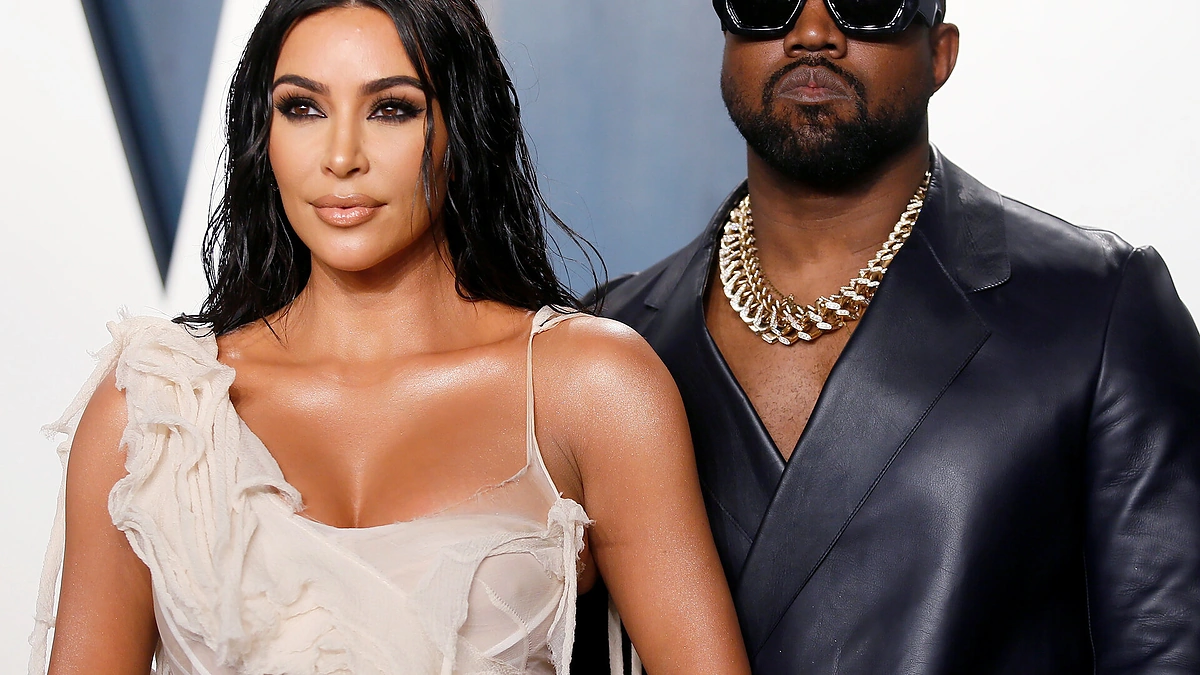 Kim Kardashian ir Kanye Westas