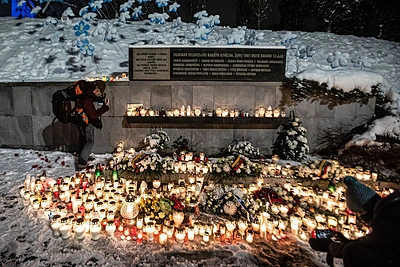 2021 m. Sausio 13-osios vakaras Vilniuje / Gretos Skaraitienės nuotr.